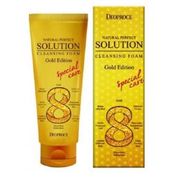 Natural Perfect Solution Cleansing Foam Gold Edition