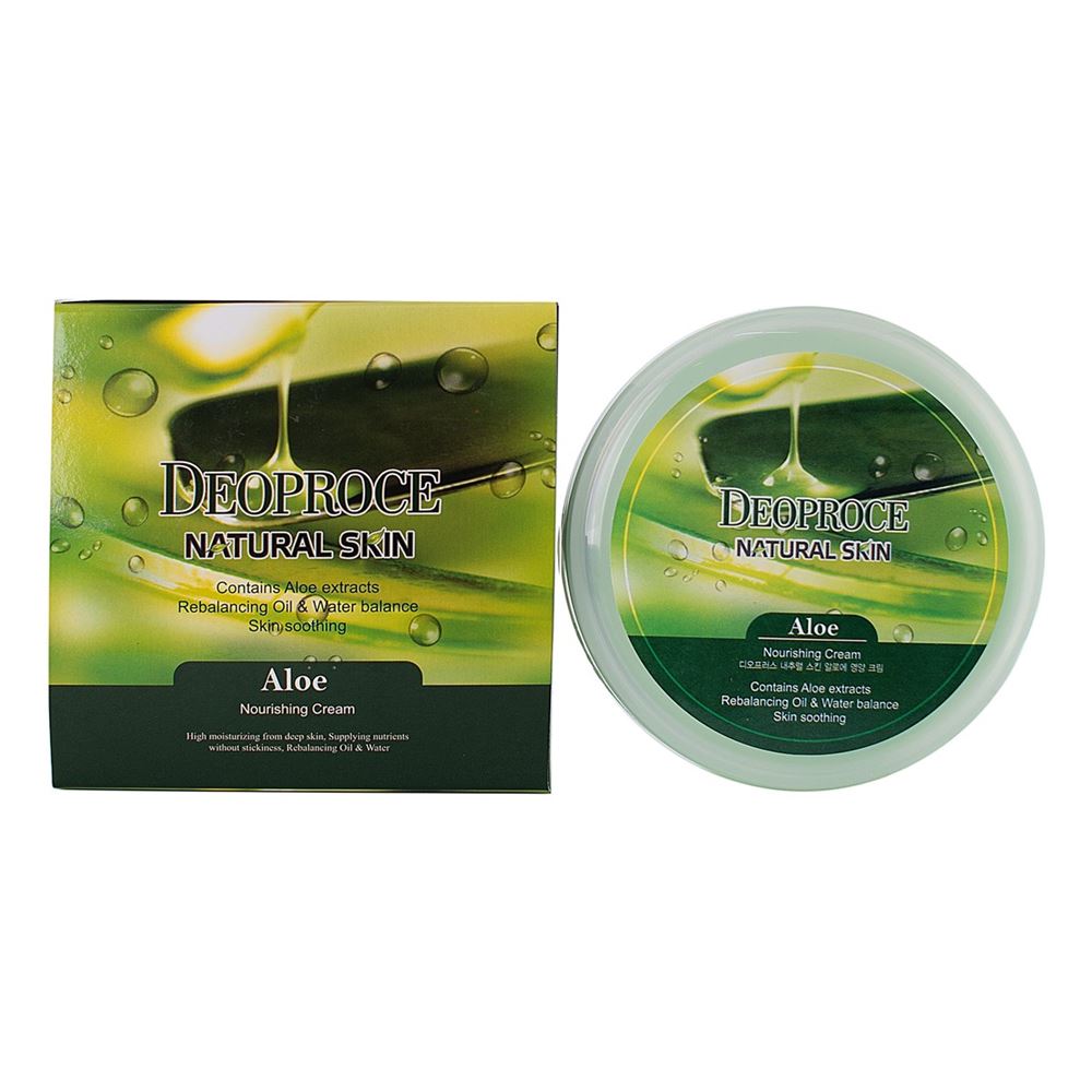 Deoproce Natural Skin Aloe Nourishing Cream Питательный крем для лица и тела с экстрактом алоэ