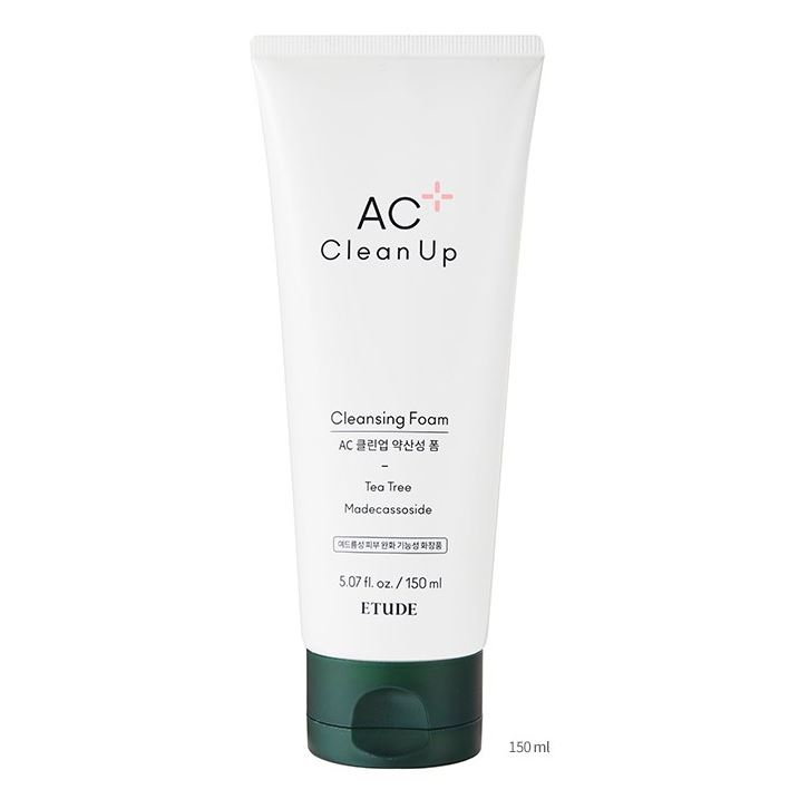 Etude House Face Care AC Clean Up Cleansing Foam Пенка для проблемной кожи