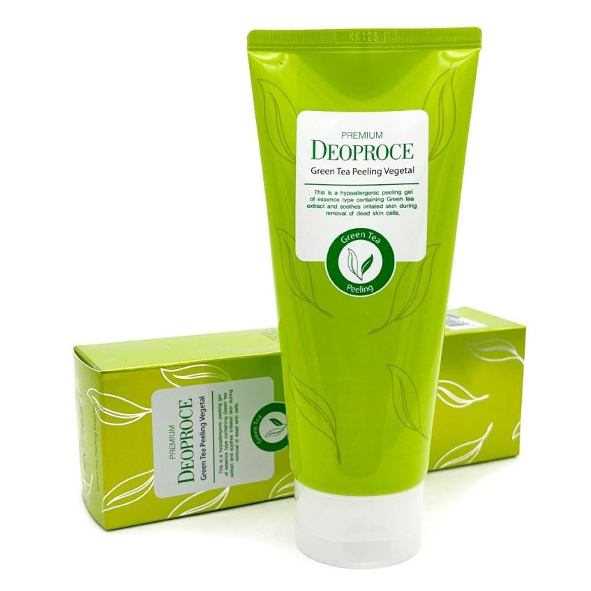 Deoproce Natural Skin Premium Green Tea Peeling Vegetal Пилинг-скатка на основе зеленого чая