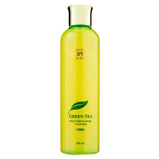 Deoproce Natural Skin Green Tea Total Solution Toner Тоник с экстрактом зеленого чая