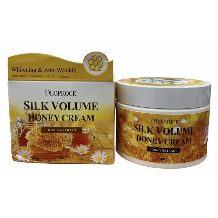 Deoproce Creams  Moisture Silk Volume Honey Cream Крем для лица питательный на основе меда 