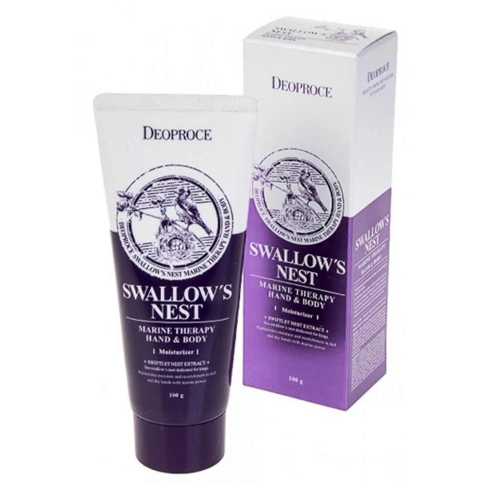 Deoproce Creams  Swallow's Nest Marine Therapy Hand & Body Крем для рук и тела с экстрактом ласточкиного гнезда
