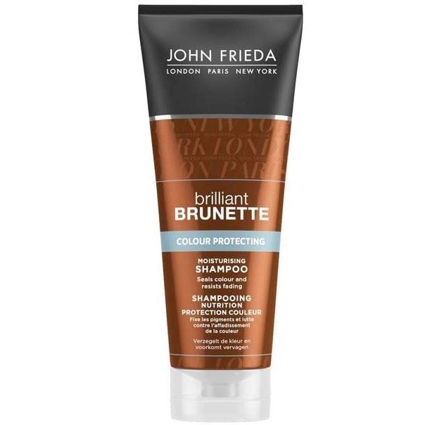 John Frieda Brilliant Brunette  Colour Protecting Moisturising Shampoo Увлажняющий шампунь для защиты цвета темных волос 