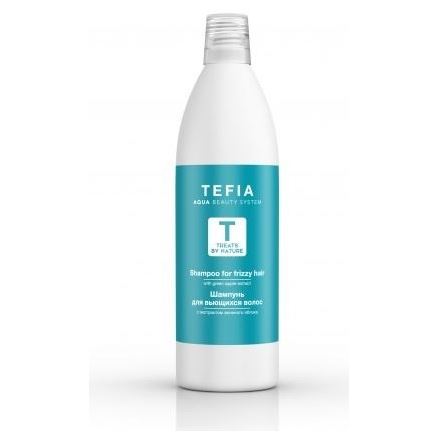 Tefia Treats By Nature Shampoo For Frizzy Hair With Green Apple Extract Шампунь для вьющихся волос с экстрактом  зеленого яблока