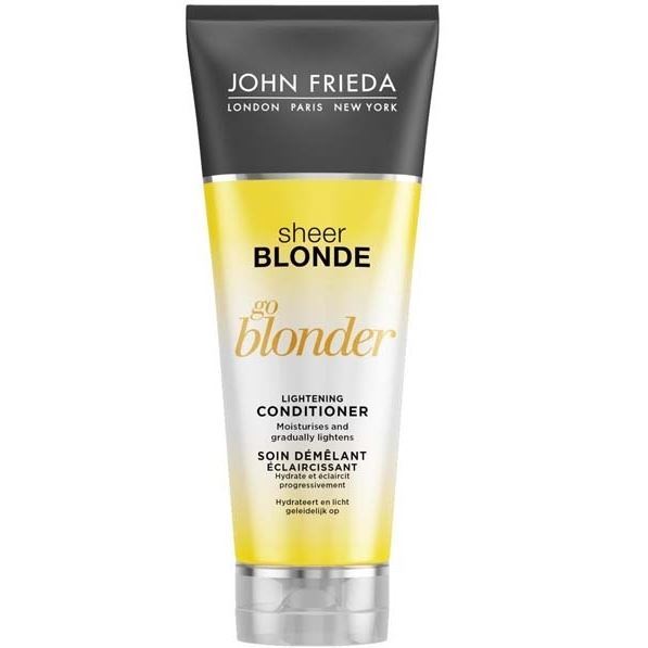 John Frieda Sheer Blonde  Go Blonder Lightening Conditioner Кондиционер осветляющий для натуральных, мелированных и окрашенных волос