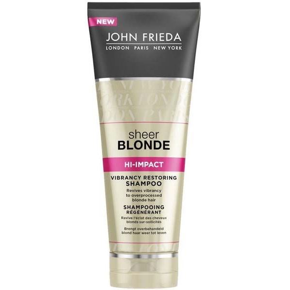 John Frieda Sheer Blonde  Hi-Impact Vibrancy Restoring Shampoo Восстанавливающий шампунь для сильно поврежденных волос