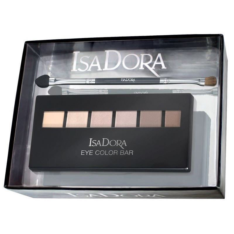 IsaDora Make Up Eye Color Bar Kit Подарочный набор: Тени для век Eye Color Bar № 60 + Аппликатор для теней Eye Shadow Sponge