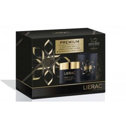 Lierac Premium Premium Coffret Noel Set Набор Премиум Бархат крем + свеча