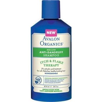 Avalon Organics Hair Care Shampoos Itch & Flake Medicated Anti-Dandruff Shampoo  Лечебный шампунь против перхоти