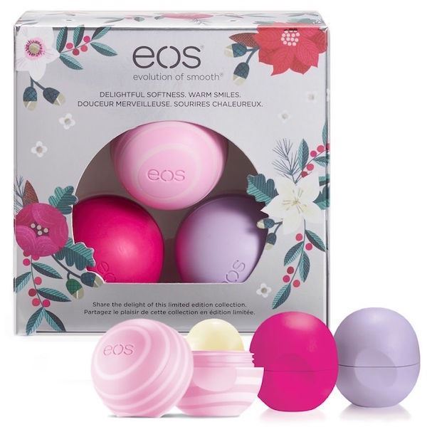 Eos Lip Balm Limited Edition Lip Balm 3 Pack Visibly Soft  Набор бальзамов для губ - Лесная Ягода, Медовое Яблоко, Маракуйя