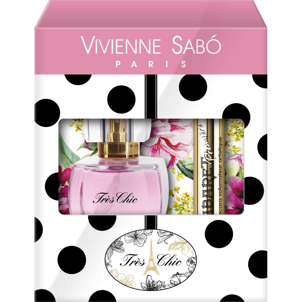 Vivienne Sabo Make Up Tres Chic Подарочный набор: тушь, туалетная вода