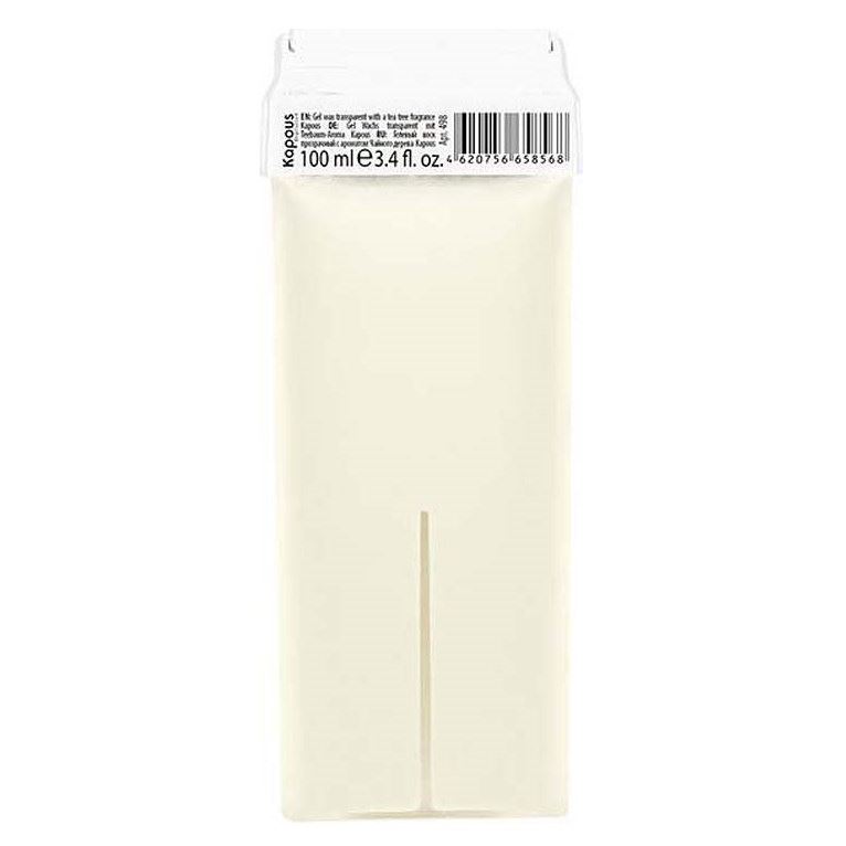 Kapous Professional Depilation Воск в кассетах Чайное дерево Гелевый воск "С ароматом Чайного дерева" широкий ролик