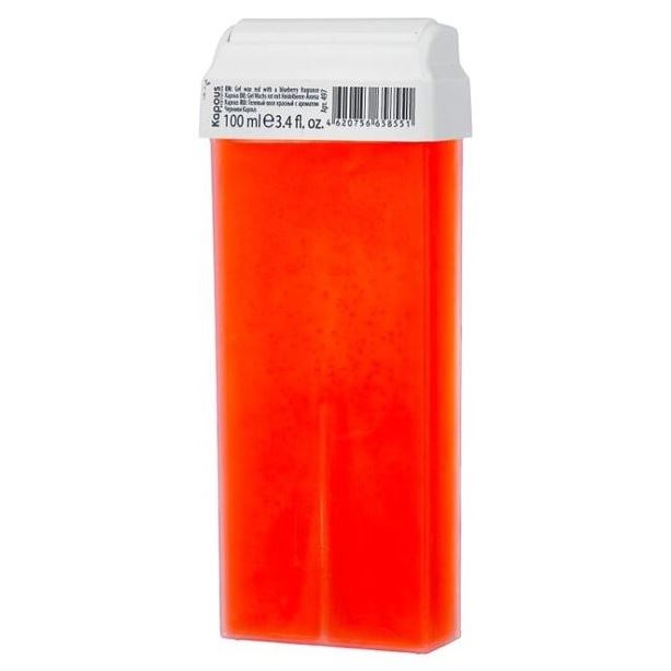 Kapous Professional Depilation Воск в кассетах Черника Гелевый воск "С ароматом Черники" широкий ролик