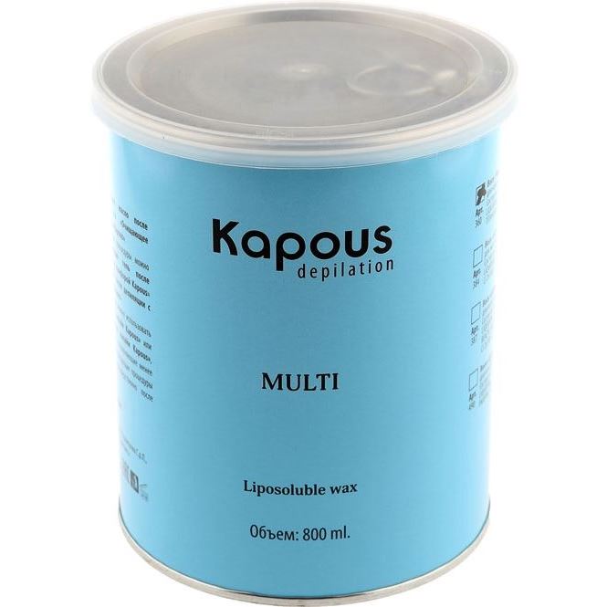 Kapous Professional Depilation Воск в банке с Микромикой Жирорастворимый воск с Микромикой в банке