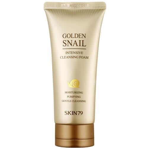 Skin79  Face Care Golden Snail Intensive Cleansing Foam  Очищающая пенка для лица с экстрактом улитки и 24К золотом