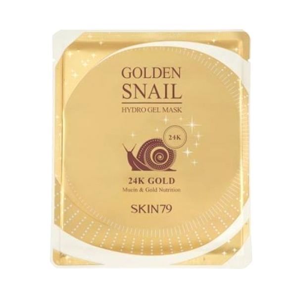 Skin79  Face Care Golden Snail Hydro Gel Mask 24K Gold Гидрогелевая маска для лица с экстрактом 