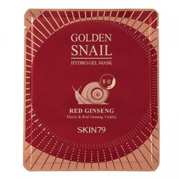 Skin79  Face Care Golden Snail Hydro Gel Mask Red Ginseng Гидрогелевая маска для лица с экстрактом улитки и красного женьшеня
