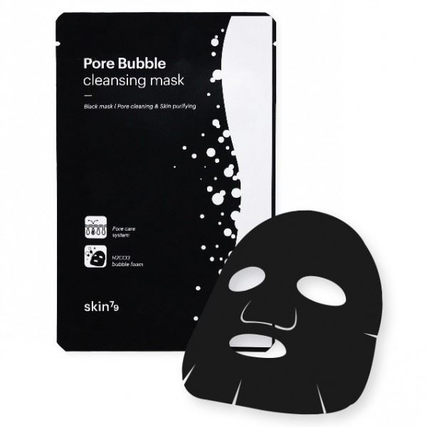 Skin79  Face Care Pore Bubble Cleansing Mask  Кислородная маска для глубокого очищения пор Черный войлок
