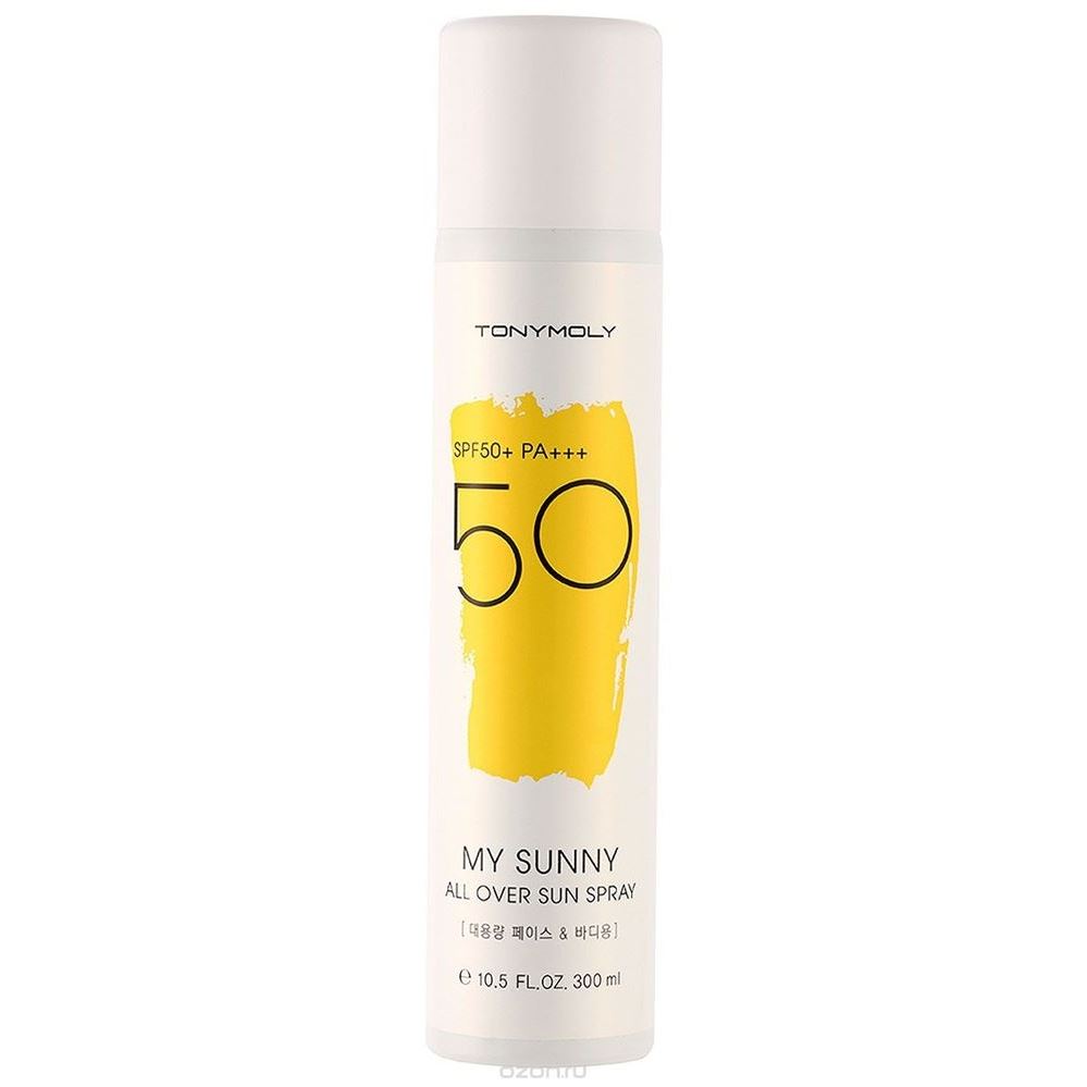 Tony Moly UV Sunset My Sunny All Over Sun Spray SPF50+ PA+++  Спрей с солнцезащитным эффектом для лица и тела