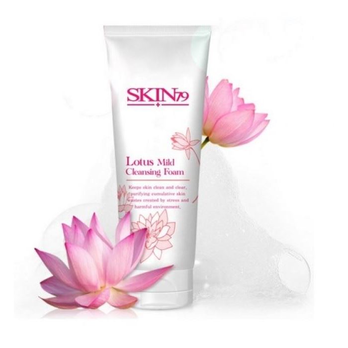 Skin79  Face Care Lotus Mild Cleansing Foam Пенка для умывания с экстрактом лотоса 