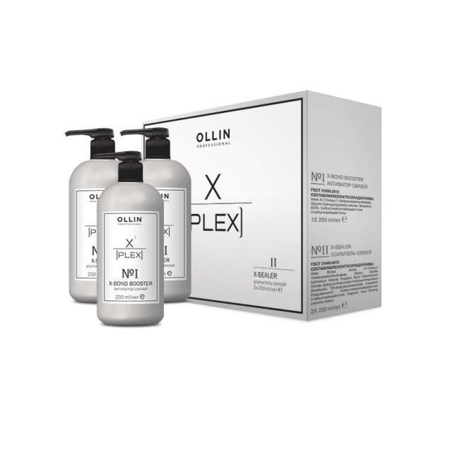 Ollin Professional Color X-Plex  Набор X-Bond Booster:  Активатор связей №1, X-Sealer 