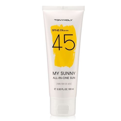 Tony Moly UV Sunset My Sunny All-in-One Sun SPF45 PA+++ Крем для лица и тела, универсальный солнцезащитный