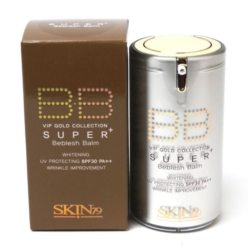 Skin79 BB & CC Cream Vip Gold Collection Super+ Beblesh Balm SPF30 PA++ Многофункциональный ВВ крем для лица тройного действия