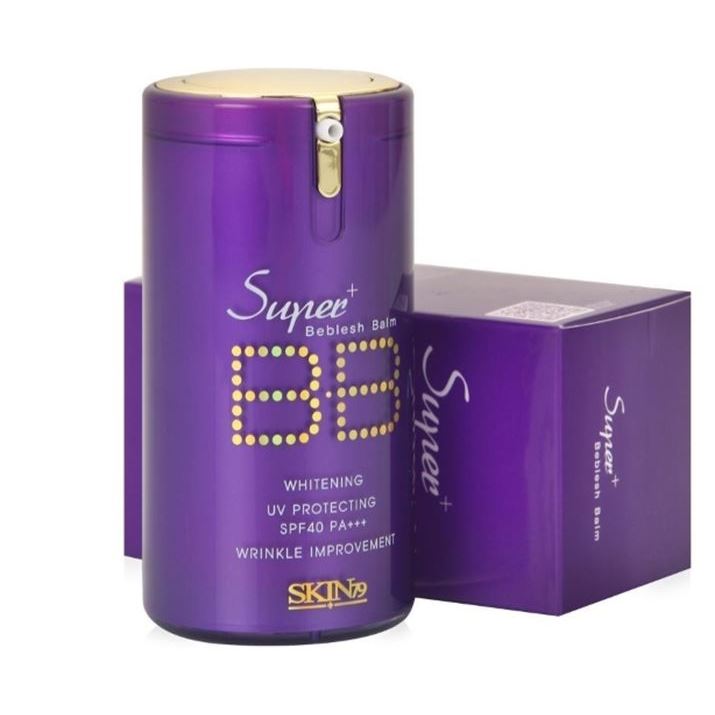 Skin79 BB & CC Cream Purple Super+ Beblesh Balm SPF40 PA+++ ВВ крем для лица увлажняющий