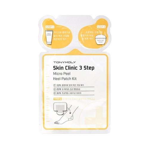 Tony Moly Hand & Feet Care Skin Clinic 3 Step Micro Peel Heel Patch Патчи для пяточек в 3 этапа