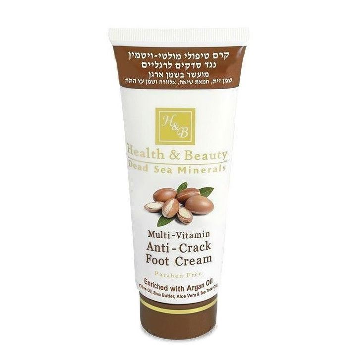 Health & Beauty Body Care Multi-Vitamin Anti-Crack Foot Cream Enriched With Argan Oil Мультивитаминный крем для ног против трещин с маслом Арганы