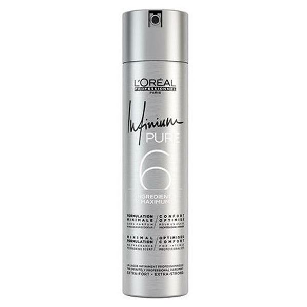 L'Oreal Professionnel Infinium Pure Extra Strong Лак для волос, без запаха, экстра сильной фиксации