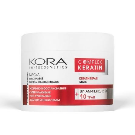 KORA Уход за волосами Complex Keratin Маска кератиновое восстановление волос Complex Keratin Keratin Repair Mask