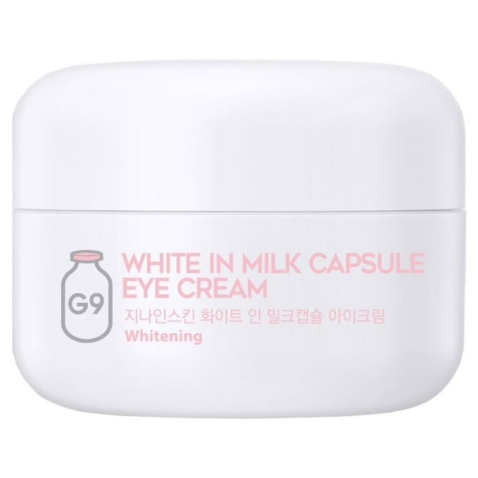 Berrisom Face Care G9 White In Milk Capsule Eye Cream Осветляющий крем с молочными протеинами для кожи вокруг глаз