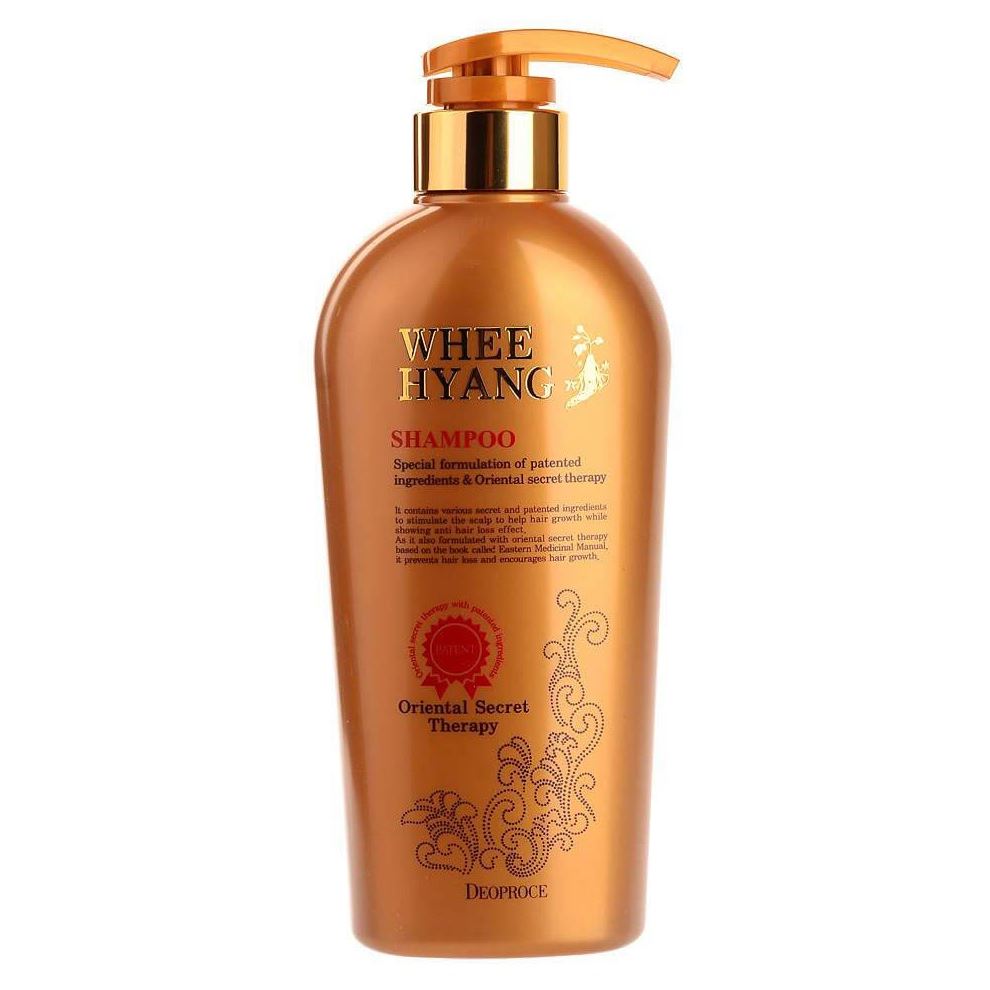 Deoproce Whee Hyang Whee Hyang Shampoo Антивозрастной шампунь с корнем женьшеня