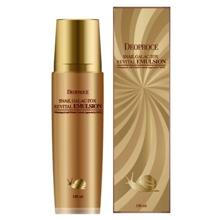 Deoproce Snail Snail Galac-Tox Revital Emulsion Антивозрастная эмульсия с муцином улитки 