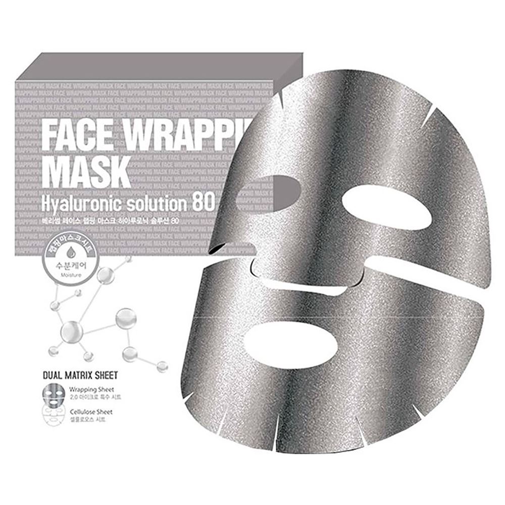 Berrisom Face Care Face Wrapping Mask Hyaluronic Solution 80 Маска-обертывание для лица с гиалуроновой кислотой