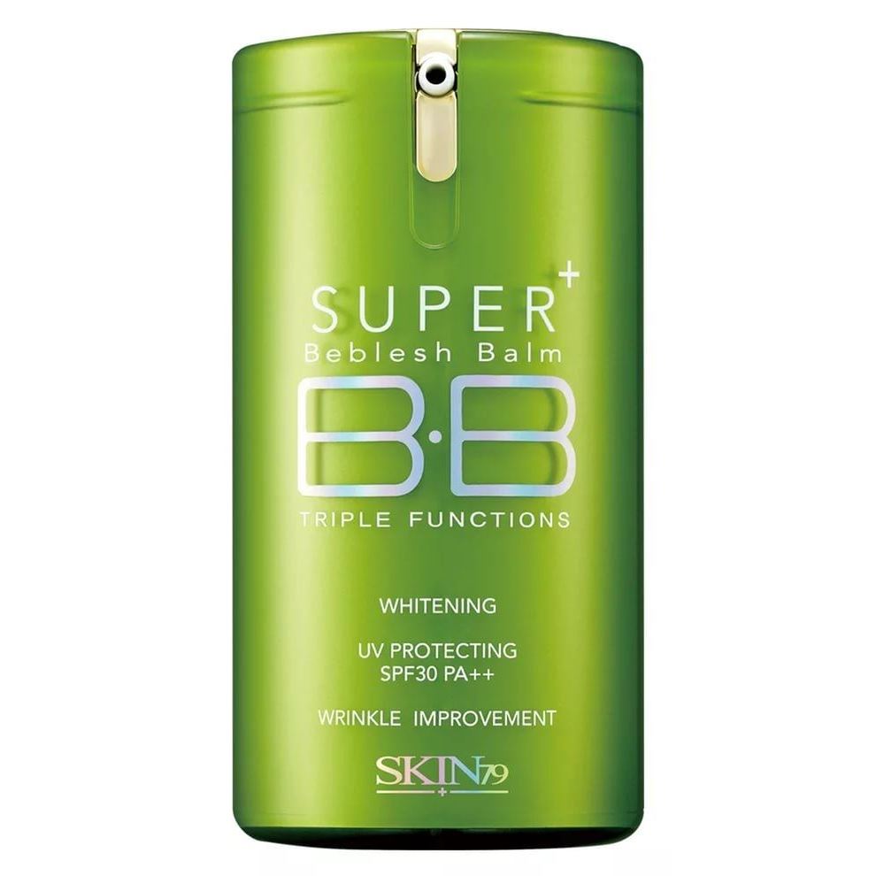 Skin79 BB & CC Cream Super Plus Beblesh Balm Triple Functions Green SPF30 PA++ ББ крем