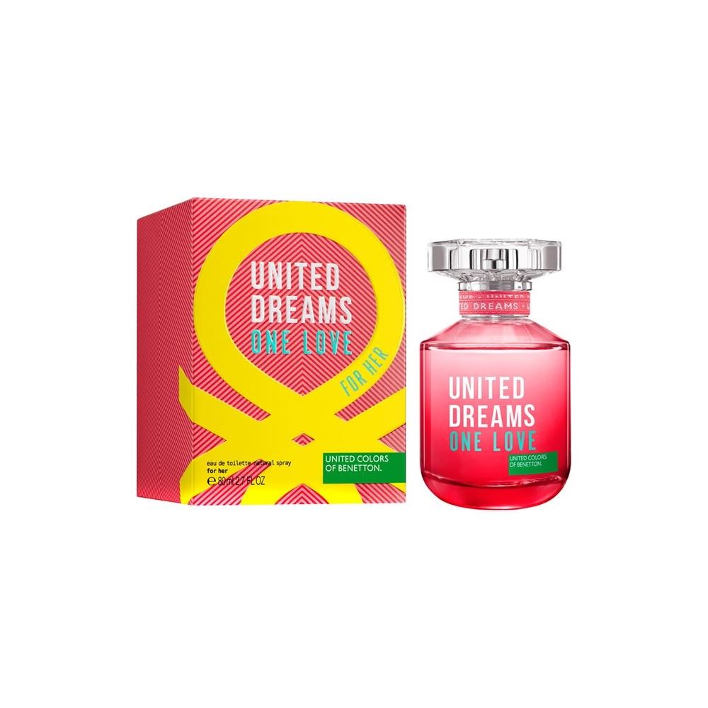 Benetton Fragrance United Dreams One Love Новый цитрусово-цветочный аромат