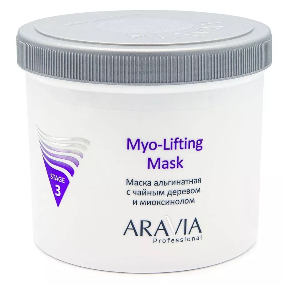 Aravia Professional Профессиональная косметика Myo-Lifting Маска альгинатная с чайным деревом и миоксинолом