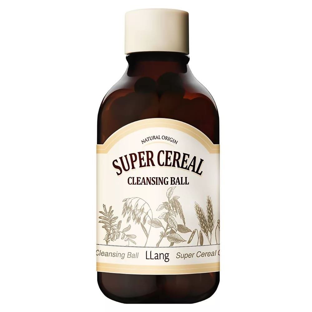 LLang Cleansing Line Set For Cleaning Of The Skin: Super Cereal Cleansing Ball + Spider Veins Foam Набор для очищения кожи: пенка в форме шариков, сеточка для взбивания пены