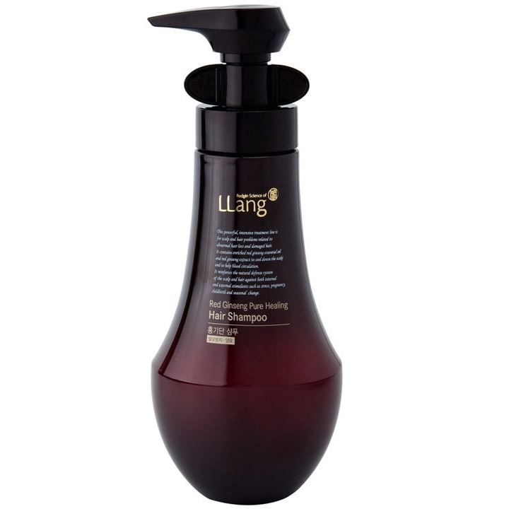 LLang Hair Care Line Red Ginseng Pure Healing Hair Shampoo Шампунь для лечения и роста волос с экстрактом красного женьшеня