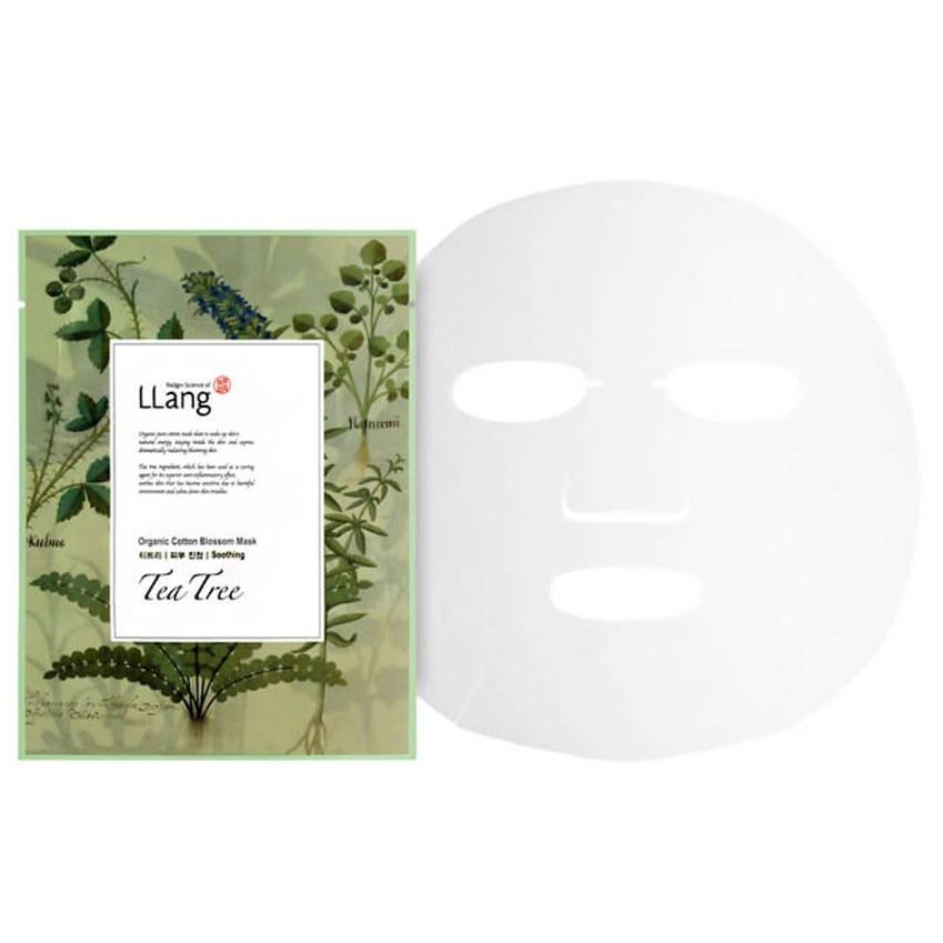 LLang Special Care Line (Masks) Organic Cotton Blossom Mask Тканевая маска для лица из органического хлопка