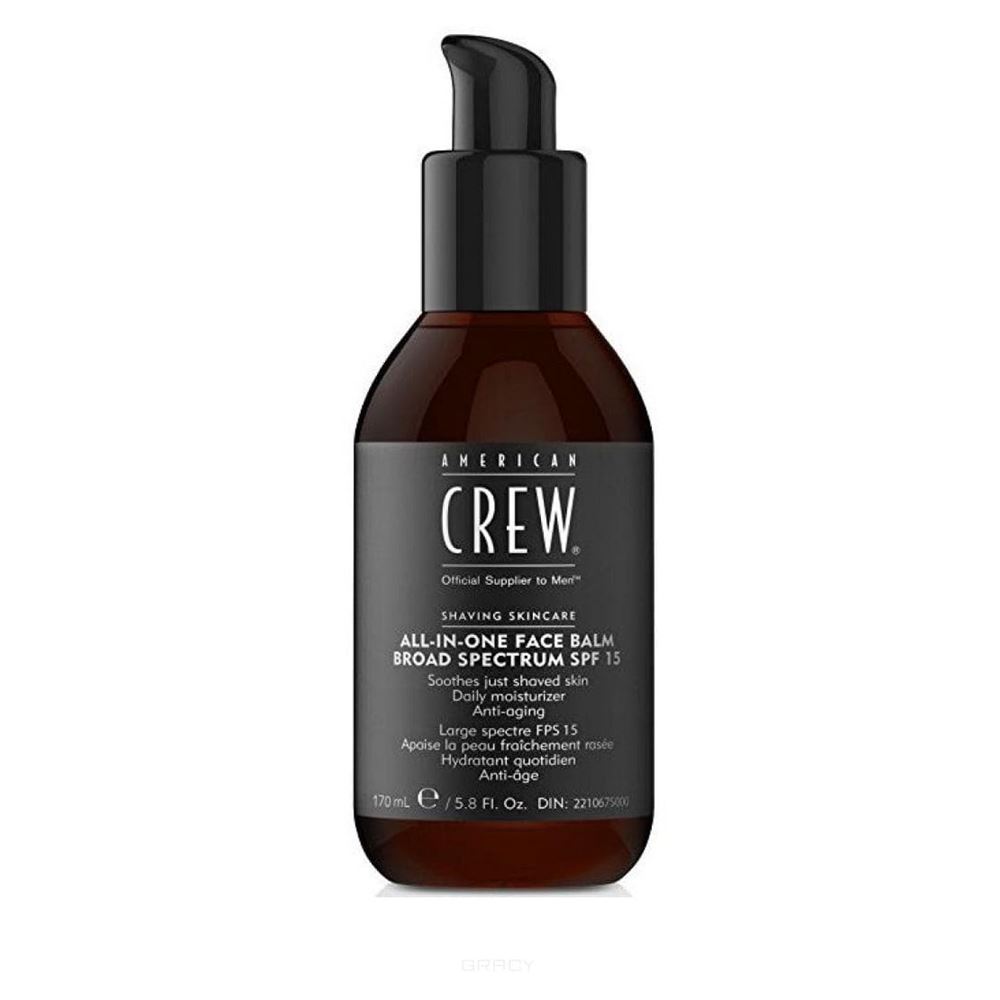 American Crew Shave All in One Face Balm Broad Spectrum SPF 15 Увлажняющий бальзам для лица после бритья