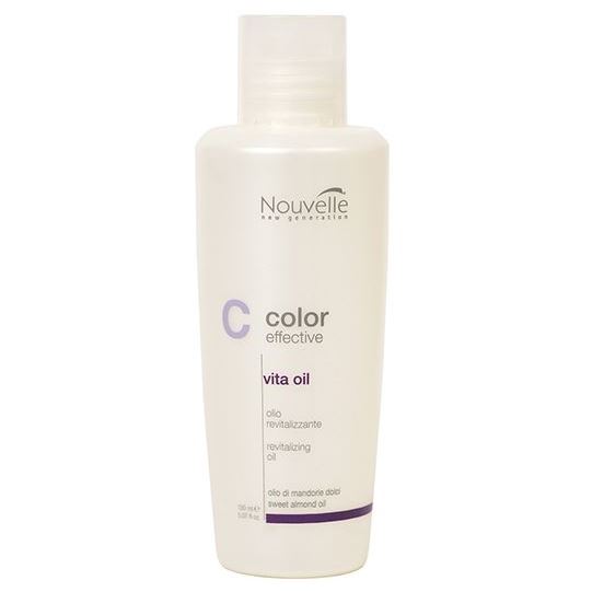 Nouvelle Coloring Hair Vita Oil Восстанавливающее масло для экстремального блеска с маслом сладкого миндаля