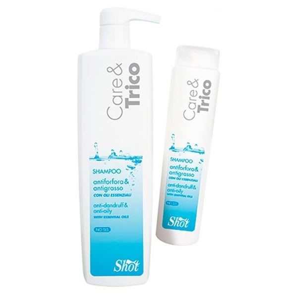 Shot Care&Trico Shampoo Anti-Dandruff & Anti-Oily With Essential Oils Шампунь против перхоти для жирных волос