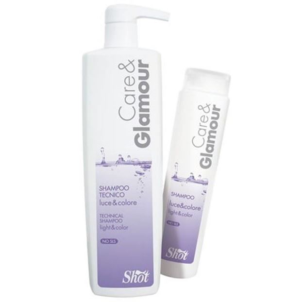 Shot Care&Glamour Technical Shampoo Light & Color Технический шампунь для блеска и стойкости цвета волос