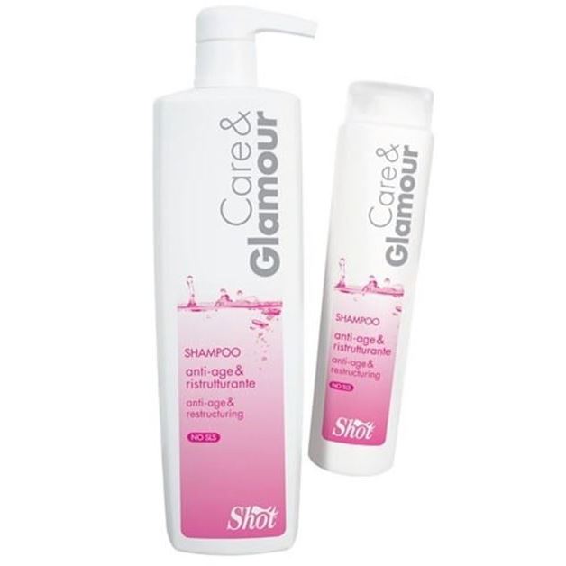 Shot Care&Glamour Anti-Age & Restructuring Shampoo Шампунь для волос восстанавливающий с коллагеном
