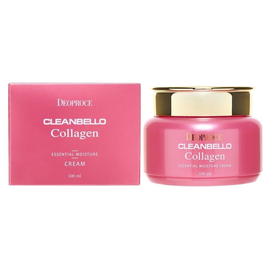 Deoproce Natural Skin Cleanbello Collagen Essential Moisture Cream Увлажняющий крем для лица с коллагеном