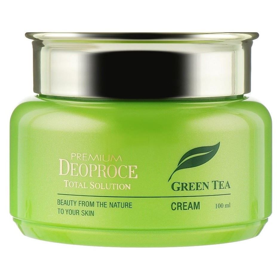 Deoproce Creams  Premium Green Tea Total Solution Cream  Крем для лица с экстрактом зелёного чая